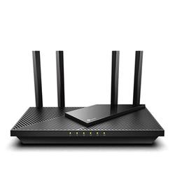 AX3000 Dual-Band Wi-Fi 6 Router SPEED: 574 Mbps at 2.4 GHz + 2402 Mbps at 5 GHz SPEC: 4× Antennas, 1× Gigabit WAN Por