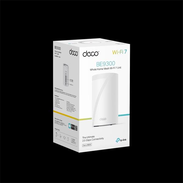BE9300 Whole Home Mesh Wi-Fi 7 System(Tri-Band) SPEED: 574 Mbps at 2.4 GHz + 2880 Mbps at 5 GHz + 5760 Mbps at 6 GHz SPE