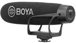 Boya Wired on-camera shotgun microphone for Smartphone and DSLRs