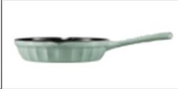 BUYDEEM Liatinová panvica 21 cm, model CP542, Farba zelená