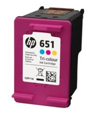 C2P11AE Trojfarebná originálna atramentová kazeta HP 651 Ink Advantage