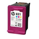 C2P11AE Trojfarebná originálna atramentová kazeta HP 651 Ink Advantage