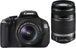Canon EOS 600D Digitálna zrkadlovka + objektív 18-55 IS II + 55-250 IS II