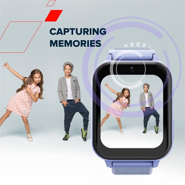 Canyon Alfie KW-37, smart hodinky pre deti, IPS displej 1,69", IP66, 512Mb, MP3, hry, kamera, modré