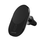Canyon CCH-105, bezdrôtová autonabíjačka, magnetické uchytenie mobilu, 15W, 1x USB-C 20W. čierna
