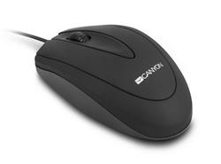 Canyon CM-1, optická myš, USB, 800 dpi, 3 tlač, čierna