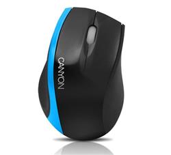 Canyon CNR-MSO01NBL, optická myš, USB, čierno-modrá, 800 dpi