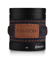 Canyon CNS-CBTSP1B Bluetooth bezdrôtový reproduktor, štýlový džínsový poťah, čierny