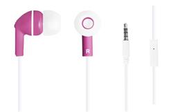 Canyon CNS-CEP03P štýlové slúchadlá do uší, pre smartfóny, integrovaný mikrofón a ovládanie, fialové
