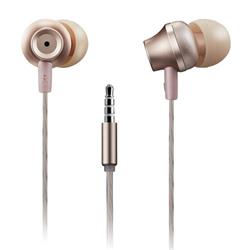 Canyon CNS-CEP3RO štýlové slúchadlá do uší, pre smartfóny, integrovaný mikrofón a ovládanie, ružovo zlaté