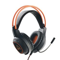 Canyon GH-7, Nightfall, USB herný headset pre špičkových hráčov, 7.1 virtual zvuk, oranžovo čierny