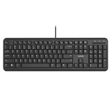 Canyon HKB-20, klávesnica, USB, séria Velvet Tread - tichá 104 kláv, 13 multimed., štíhla, čierna, SK/CZ