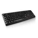 Canyon KB-1, klávesnica, USB, 104 kláves, odolná proti poliatiu tekutinou, štíhla, SK/CZ, čierna