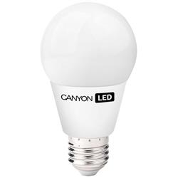 Canyon LED COB žiarovka, E27, guľatá, mliečna, 8W, 600 lm, teplá biela 2700K, 220-240V, 300°, Ra>80, 50.000 hod