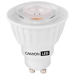 Canyon LED COB žiarovka, GU10, bodová MR16, 4.8W, 300 lm, teplá biela 2700K, 220-240V, 38°, Ra>80, 50.000 hod