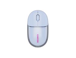 Canyon On Click 24, 2v1 bezdrôtová optická myš Bluetooth / 2.4 GHz, 1.200 dpi, akumulátor 5.000 mAh, modrá