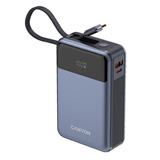 Canyon OnPower 600, Powerbank, 20.000 mAh, displej, in: USB-C, out: USB-C, PD 65W/ USB-A, QC3 22,5W, integr. kábel