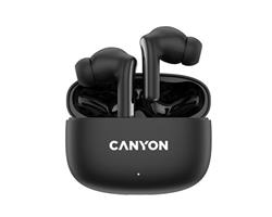 Canyon TWS-9, OnGo 9, True Wireless Stereo BT 5.4 slúchadlá do uší, 6 + 24h výdrž, nabíjacia stanica v kazete, čierne