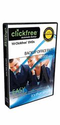 CLICKFREE 10 DVD OFFICE BACK UP 4,5 GB