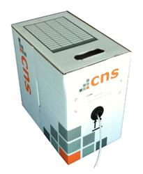 CNS kabel FTP, Cat5E, drát, LSOH, Eca, box 100m - šedá