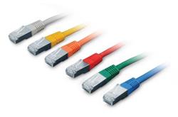 CNS patch kábel Cat5E, FTP - 0,5m , modrý