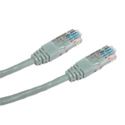 CNS patch kábel Cat5E, UTP - 1m , šedý