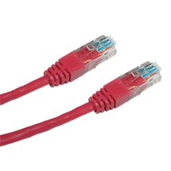 CNS patch kábel Cat5E, UTP - 2m , červený