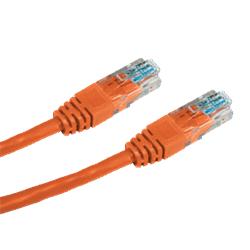 CNS patch kábel Cat5E, UTP - 2m , oranžový