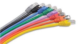 CNS patch kábel Cat6A, S-STP, LSOH - 0,5m , purpurový