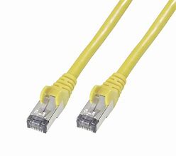CNS patch kábel Cat6A, SFTP, LSOH, 0,25m, žltý