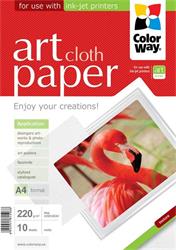 ColorWay Fotopapier ART Matný "Cloth" 220g/m,10ks,A4