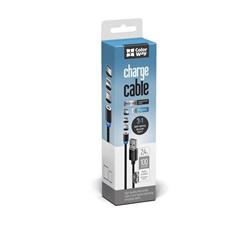 ColorWay Kábel 3in1 (Lightning+MicroUSB+Type-C) Magnetic 2.4A 1m