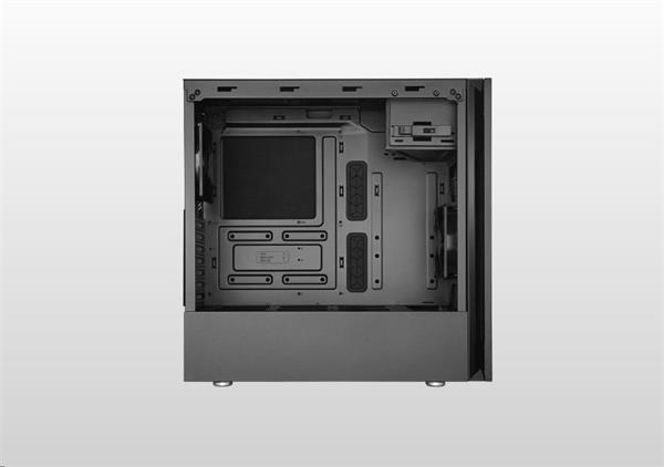 CoolerMaster case Silencio S600 Tempered Glass, ATX, ODD, čierna