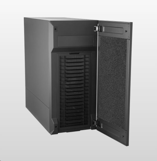 CoolerMaster case Silencio S600 Tempered Glass, ATX, ODD, čierna
