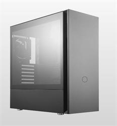 CoolerMaster case Silencio S600 Tempered Glass, ATX, ODD, čierna