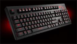 CoolerMaster STORM mechanická klávesnica Quickfire Ultimate, 1000Hz/1ms, US verzia, USB, čierna, červené podsvietenie