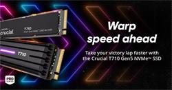 Crucial T710 4TB SSD PCIe NVMe M.2 2280, r14500MB/s, w13800MB/s