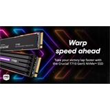 Crucial T710 4TB SSD PCIe NVMe M.2 2280, r14500MB/s, w13800MB/s
