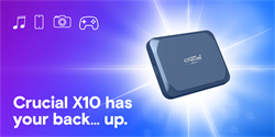 Crucial X10 1TB Portable SSD, USB 3.2, r2100MB/s