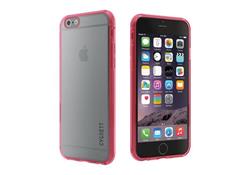 Cygnett, obal AeroShield Red pre iPhone 6/6S, tenký, priehľadný, červený lem