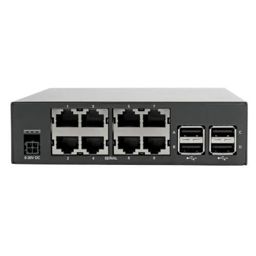 Eaton/Tripplite 8-Port Console Server with Dual GbE NIC, 4Gb Flash and 4 USB Ports
