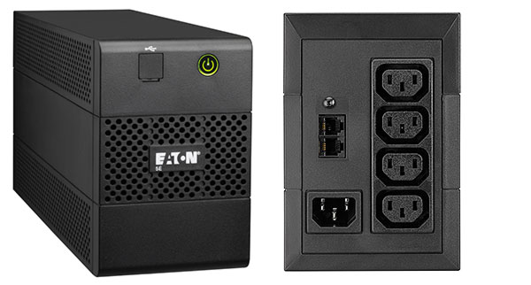 EATON UPS 1/1fáza 650VA, 5E 650i USB 4x IEC, Line-interactive