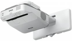Epson projektor EB-670, 3LCD, XGA, 3100ANSI, 14000:1, USB, HDMI, LAN, MHL - ultra short