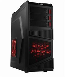 Evolveo K1 case, ATX, USB 3.0 + 2xUSB 2.0 + audio výstup, čierny