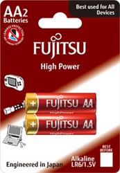 Fujitsu High Power alkalická batéria 1.5V, LR06/AA, blister 2ks