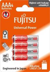Fujitsu Universal Power alkalická batéria 1.5V, LR03/AAA, blister 4ks