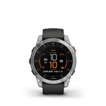 Garmin epix (Gen 2), Slate Stainless Steal, Silicone Band