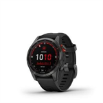 Garmin fenix 7S Solar, Slate Gray, Black Band