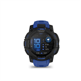 Garmin Instinct 3 - 45mm, AMOLED, Black, Bolt Blue silicone band