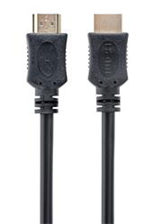 Gembird kábel HDMI High speed (M - M), séria Select, Ethernet, pozlátené konektory, 1 m, čierny